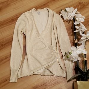 Guess gold stretchy sweater